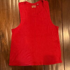 Zella Vibrant Red Muscle Tee